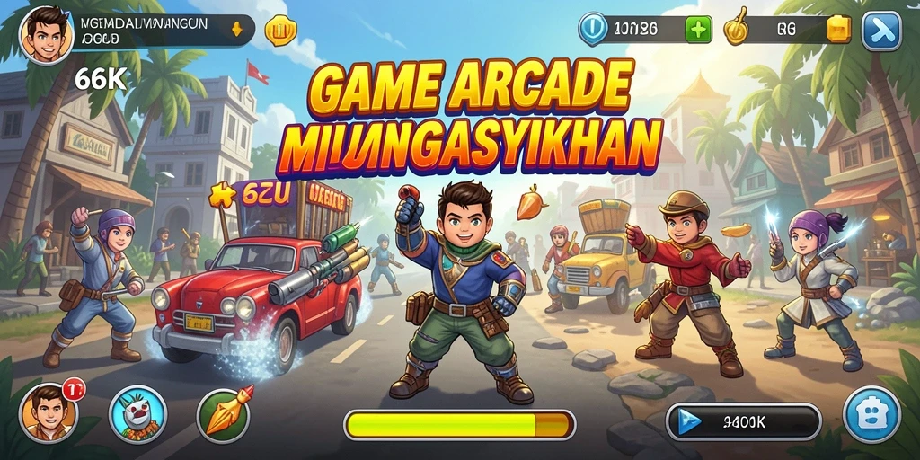 Tangkapan layar gameplay seru dari 66K, menampilkan aksi cepat dan grafik menarik.