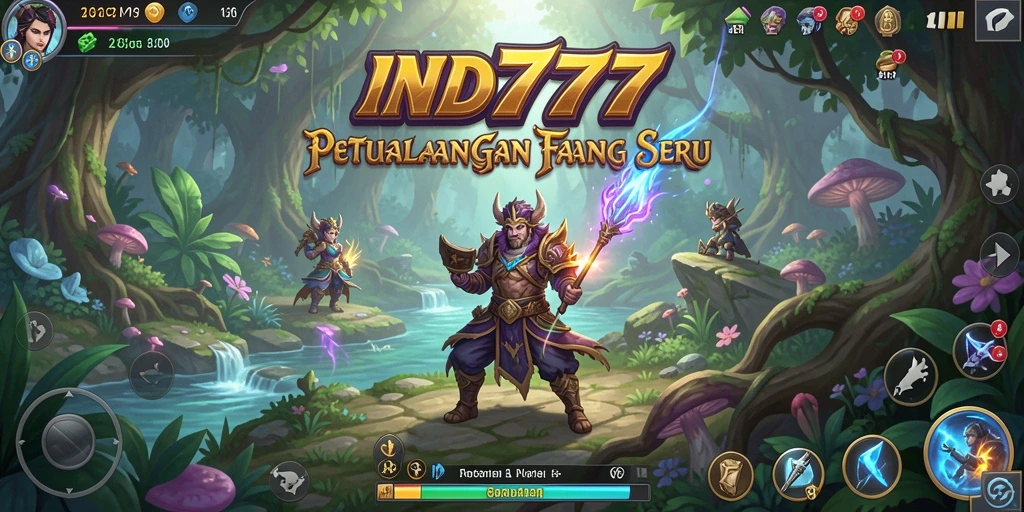 Tampilan gameplay seru dan grafis yang memukau dari IND777.