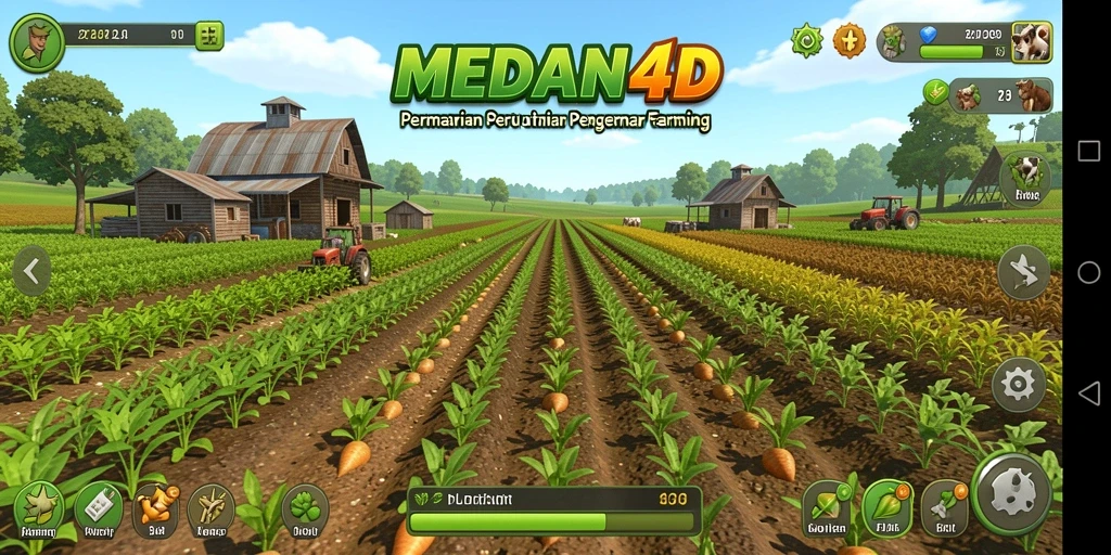 Tampilan menarik di MEDAN4D saat melakukan aktivitas pertanian.