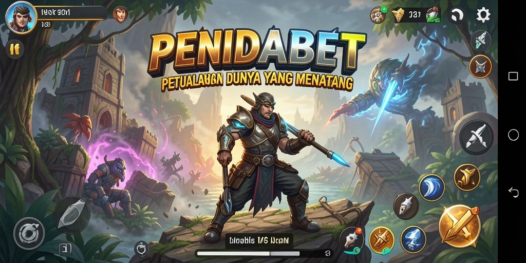 Screenshot utama PENIDABET menampilkan gameplay Adventure yang seru.