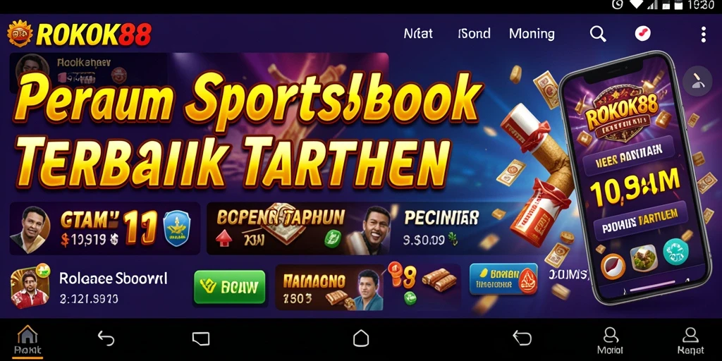 Tangkapan layar ROKOK88 menampilkan antarmuka taruhan yang menarik dan mudah digunakan.