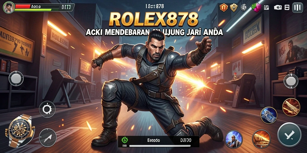 Tampilan gameplay menarik dari ROLEX878 dengan aksi seru dan grafis memukau.