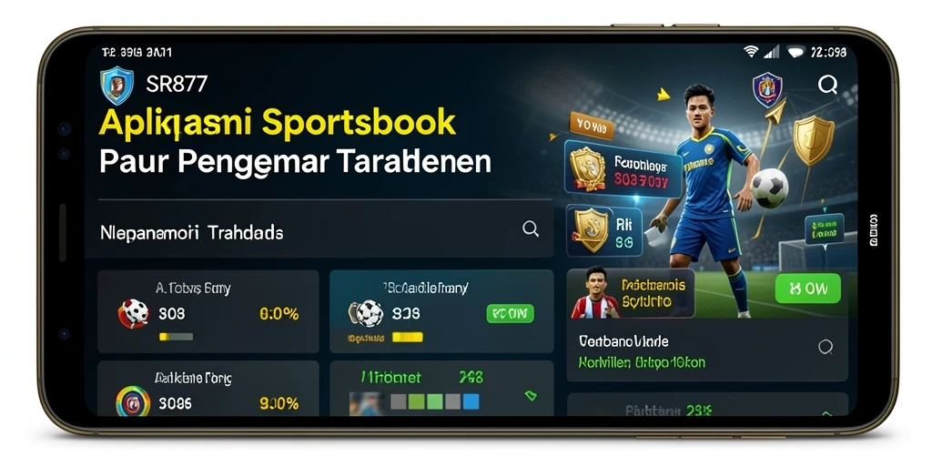 Screenshot gameplay SR877 yang menunjukkan antarmuka taruhan olahraga.