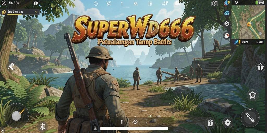 Tampilan gameplay SUPERWD666 yang menakjubkan dalam dunia Open World.