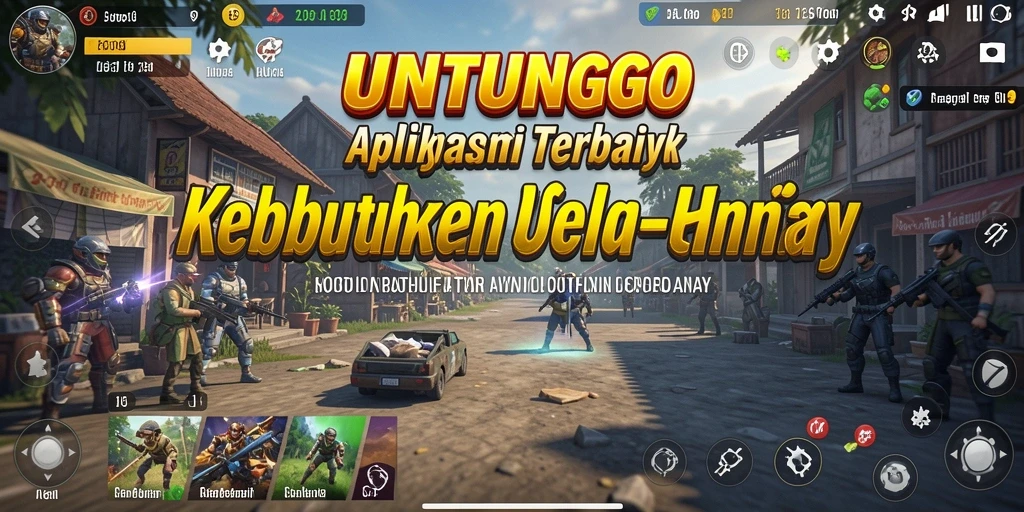 Tampilan antarmuka UNTUNGGO yang sederhana dan user-friendly.